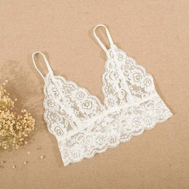 CB Floral Lace Bralette freeshipping - Cassy's Boutique